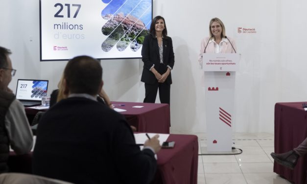 La Diputació de Castelló presenta el pressupost 2025 per a continuar generant oportunitats i que ascendix a 217,2 milions d’euros